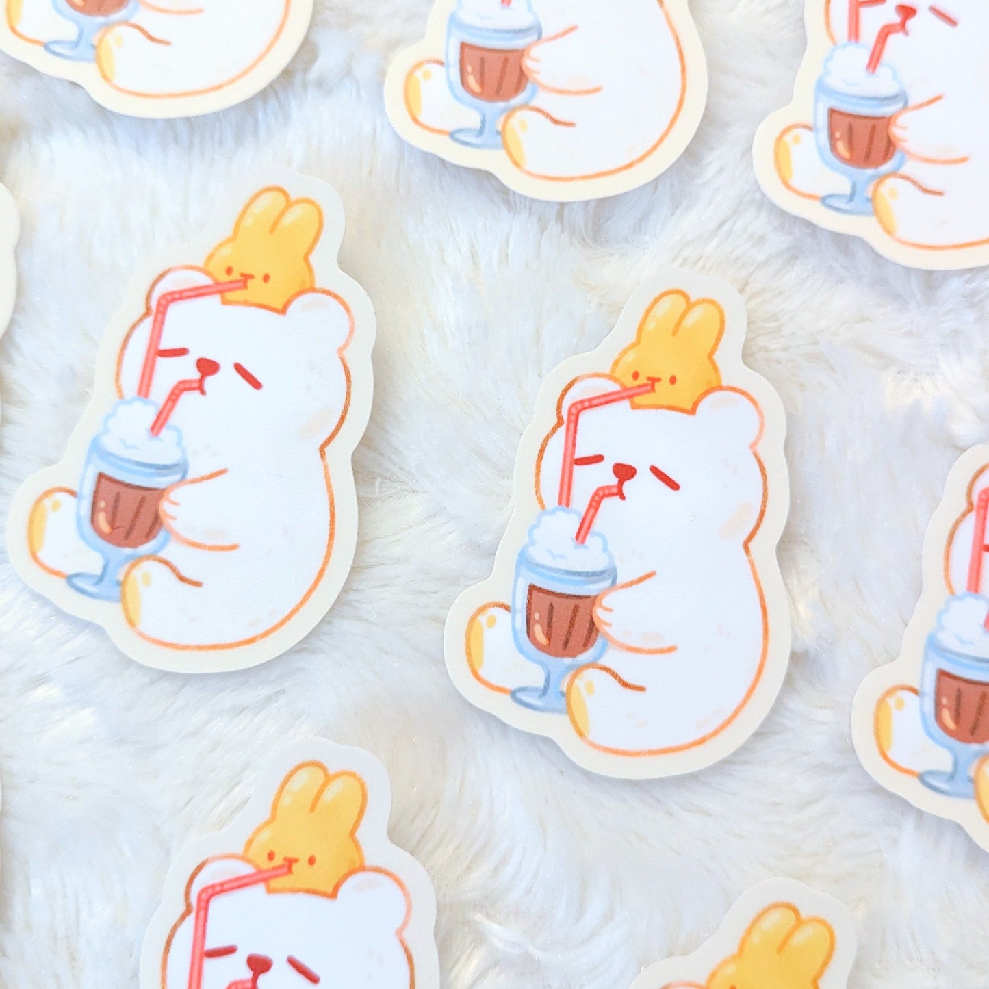 Sunny and Cloud Waterproof Stickers