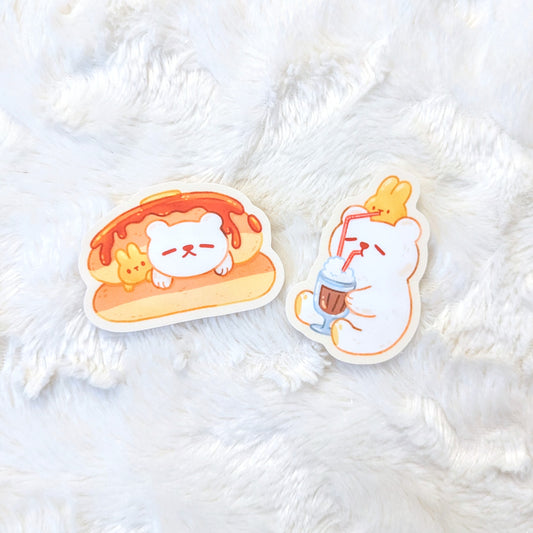 Sunny and Cloud Waterproof Stickers