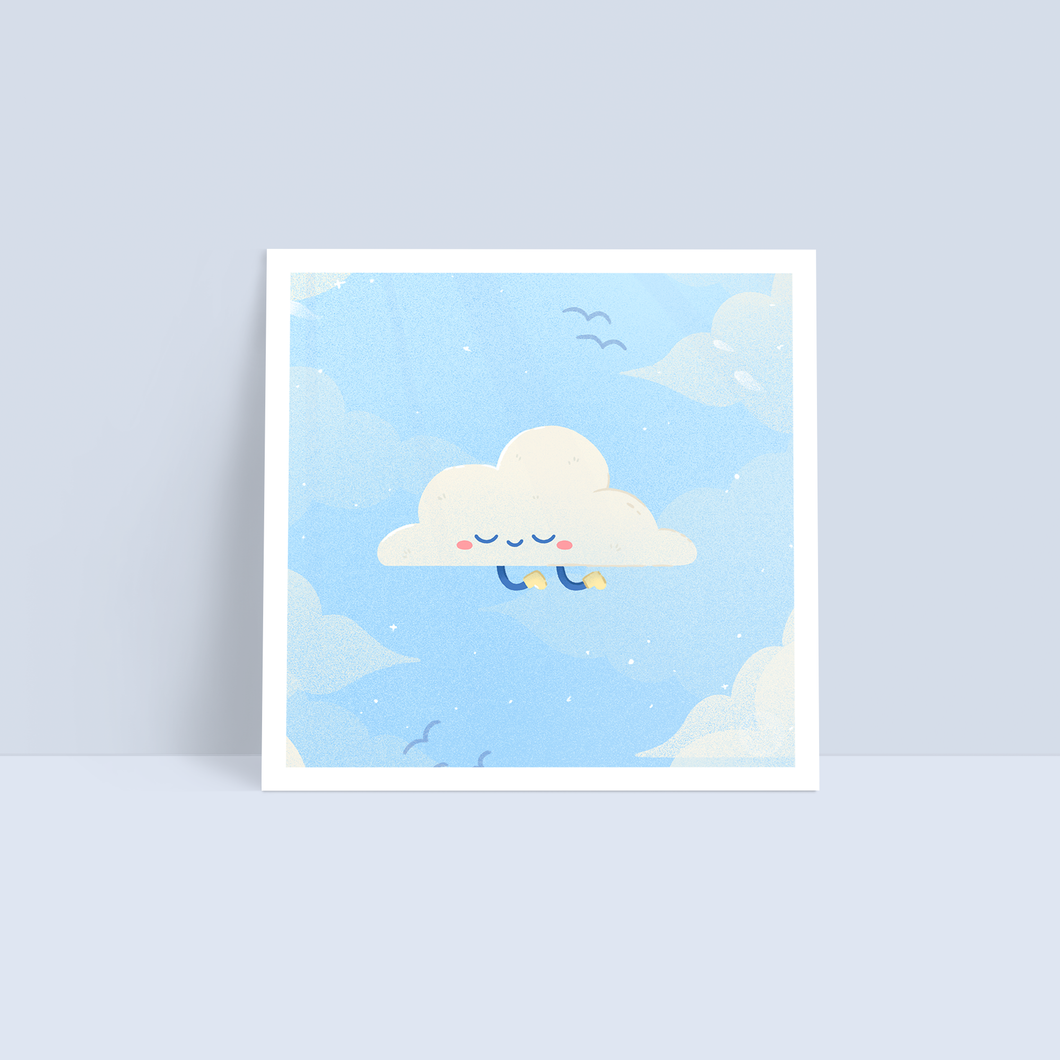 Cloudy Days Art Print