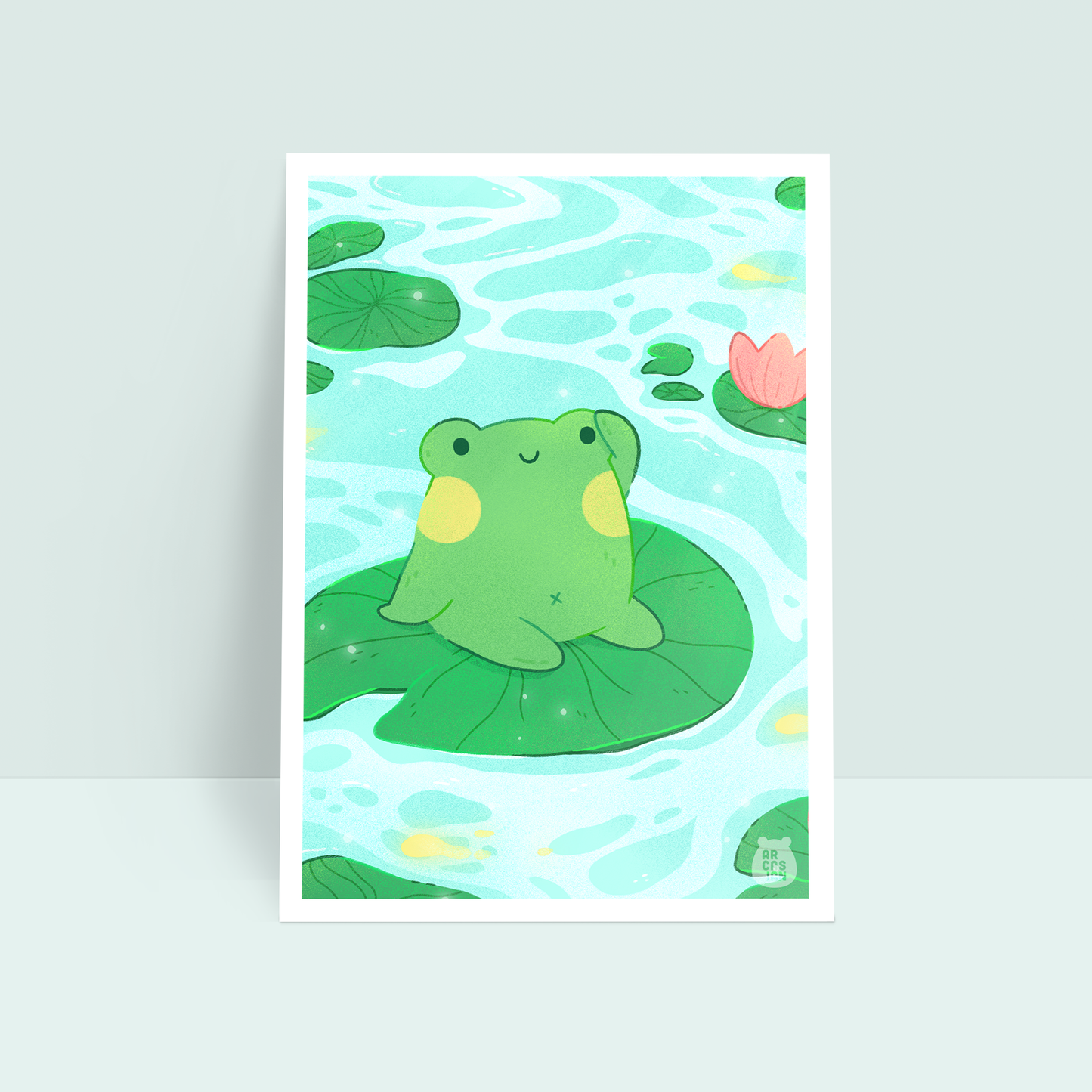 Frog of the Lake Art Print