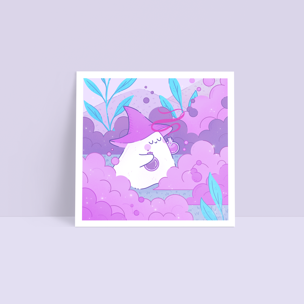 Potions Master—Little Ghost Art Print