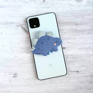 Starry Stegosaurus Phone Holder