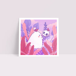 Reunited—Little Ghost Art Print